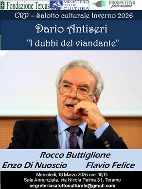 Un ricordo per Dario Antiseri al Salotto culturale 2026