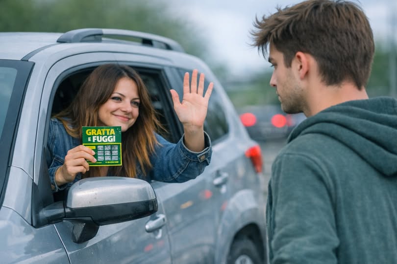 Amore “Gratta e Fuggi”: lui le regala la fortuna, lei scappa col bottino.