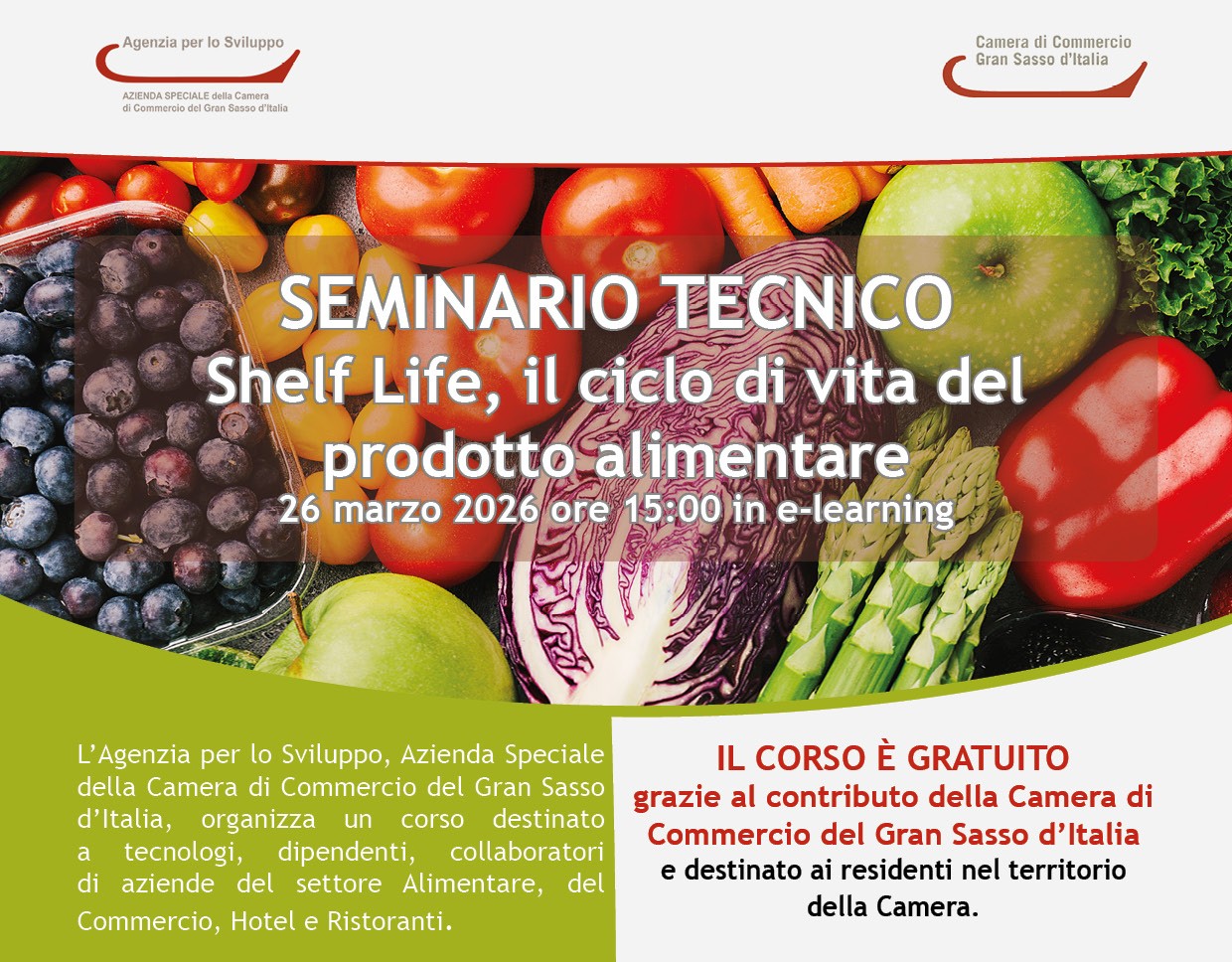 Quanto dura un prodotto alimentare? te lo spiega la Camera di Commercio