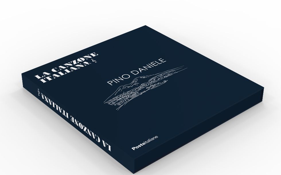 cofanetto filatelico dedicato a Pino Daniele. Disponibile a Teramo, Roseto e Giulianova