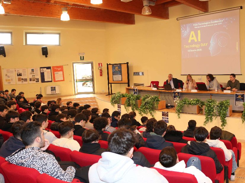 Intelligenza artificiale: oltre 120 studenti al convegno dell’Alessandrini-Marino