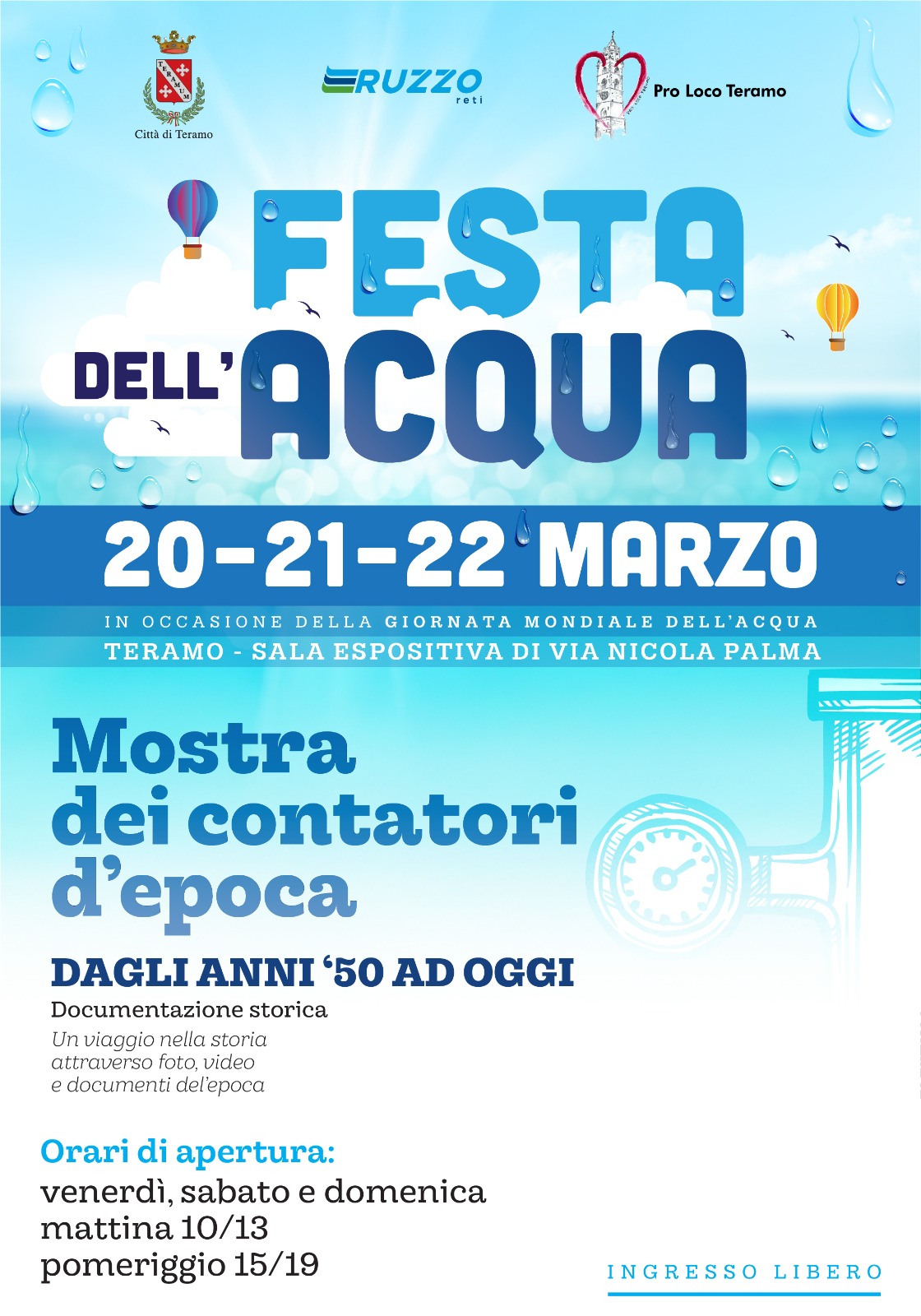Teramo celebra la Giornata Mondiale dell’Acqua con una mostra storica in via Nicola Palma