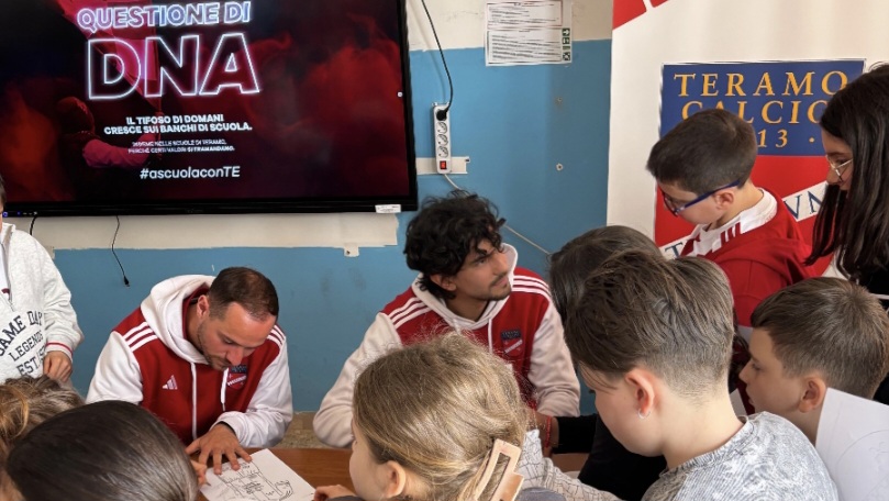 Biancorossi oggi alla Michelessi per il progetto “Questione di DNA”