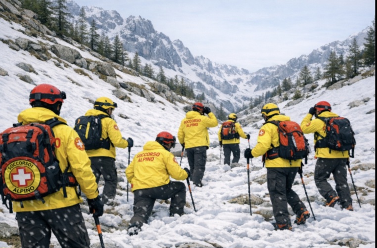 Slavina sulla Maiella, soccorSi in azione per un possibile alpinista ferito