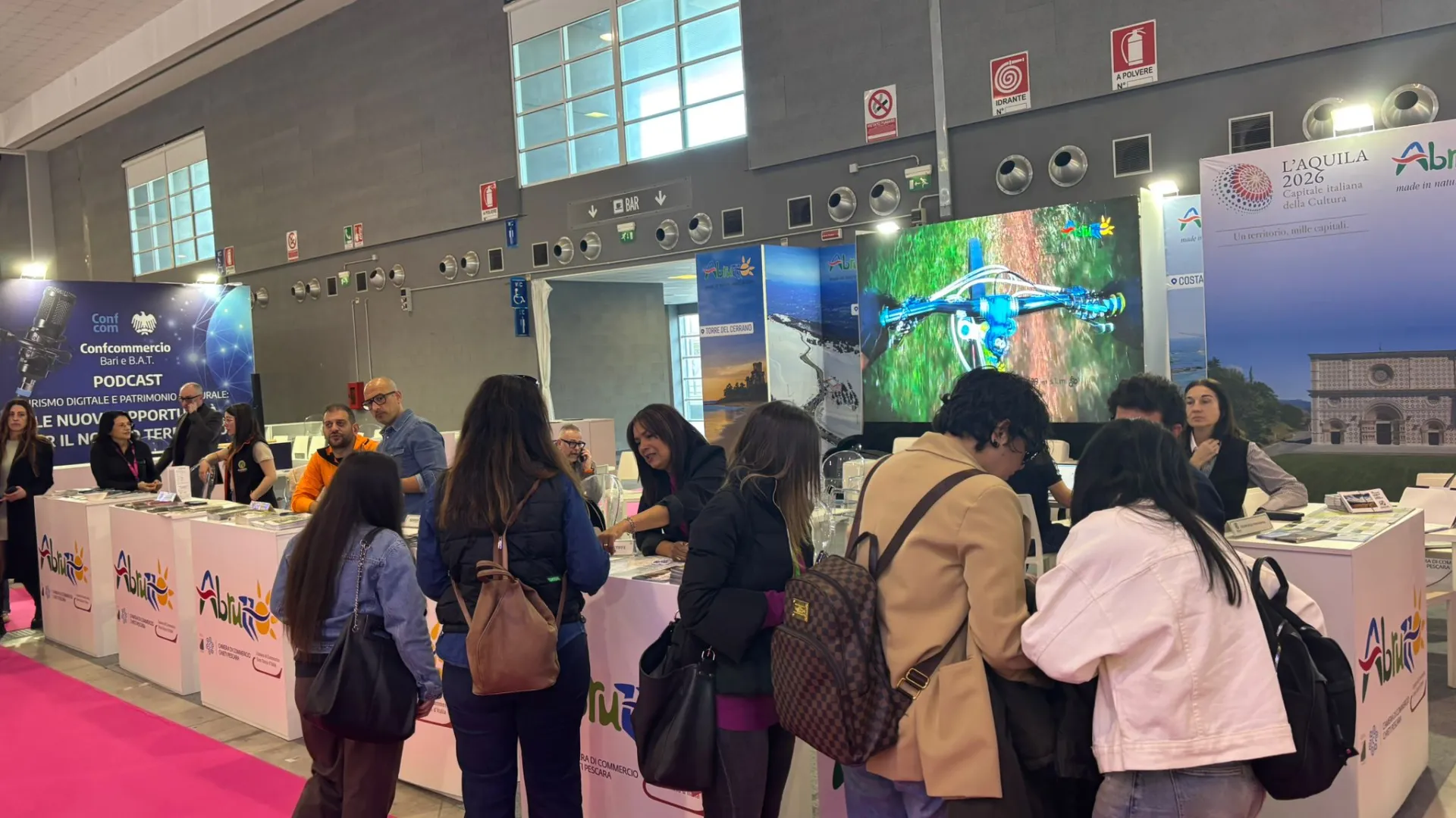 L’Abruzzo debutta alla BTM di Bari con un bilancio più che positivo: Attenzione particolare al turismo lento e esperenziale”