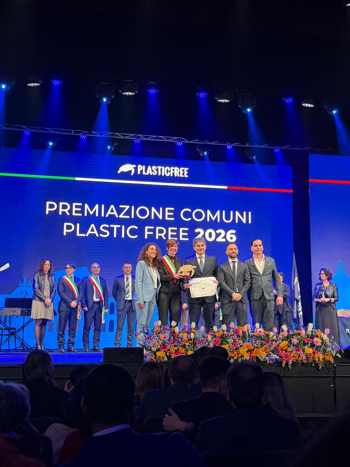 Teramo premiata come Comune Plastic Free