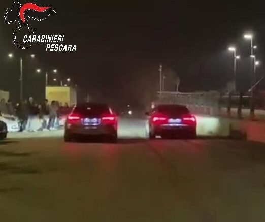 Gare clandestine tra auto: I Carabinieri fermano la sfida. Tre persone deferite, Rischio di pene pesanti