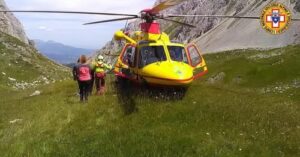 Cinque escursionisti tratti in salvo sul Monte Morrone