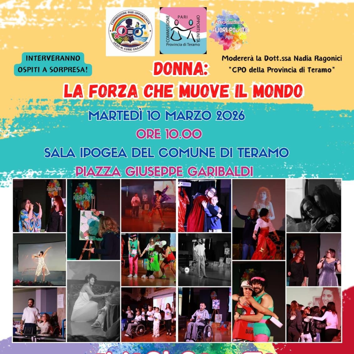 “Donna: la forza che muove il mondo”, il 10 marzo l’evento della CPO provinciale