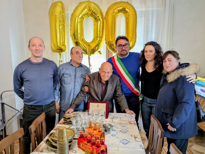 Le 100 primavere di Rinaldo Cichetti. Il saluto della Città