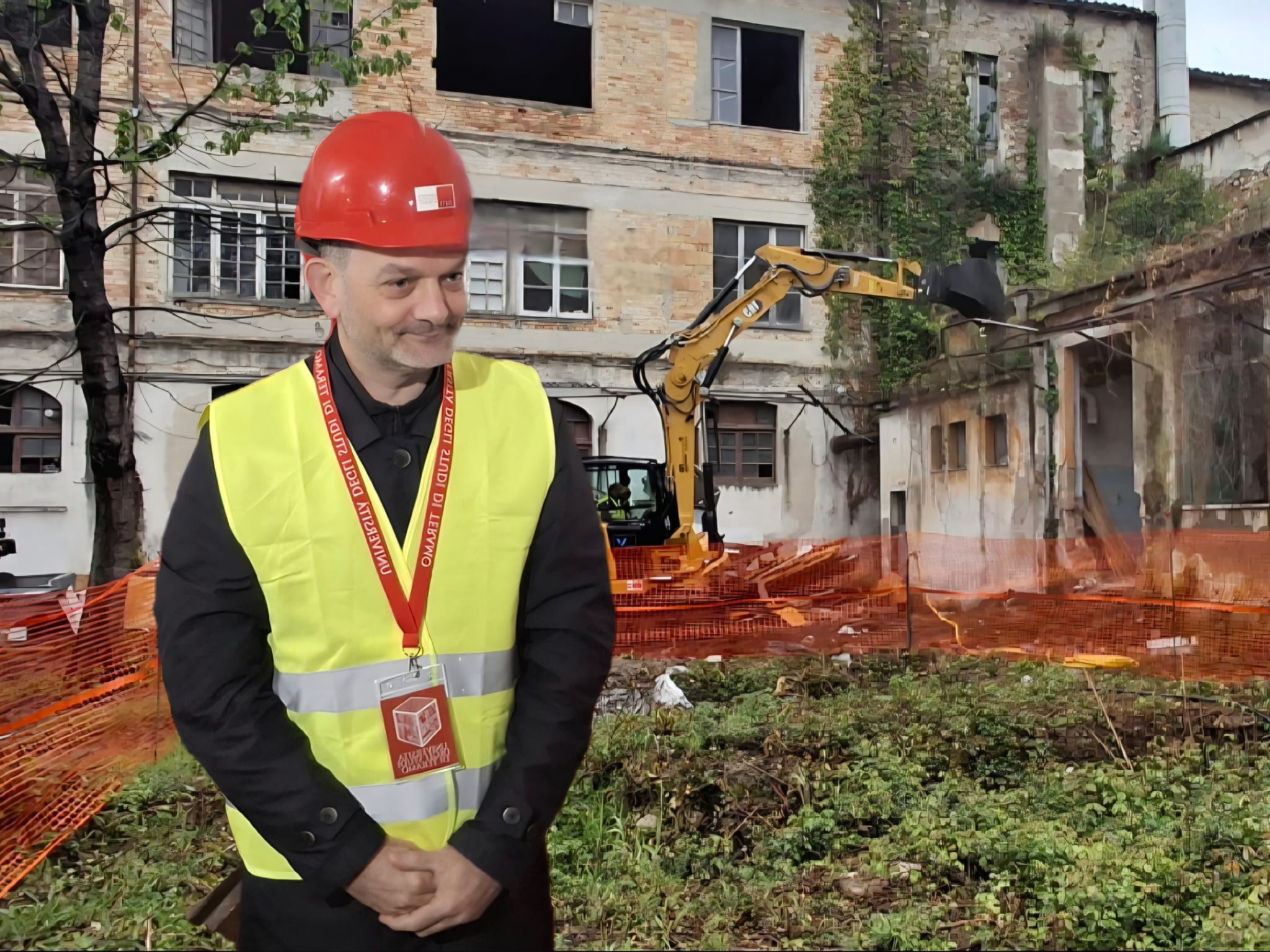 Il primo colpo di benna che abbatte il passato: nasce a Teramo la Cittadella della Cultura