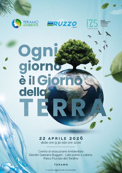 Ruzzo Reti, IZS e Team insieme, per celebrare la “Giornata Mondiale della Terra”: