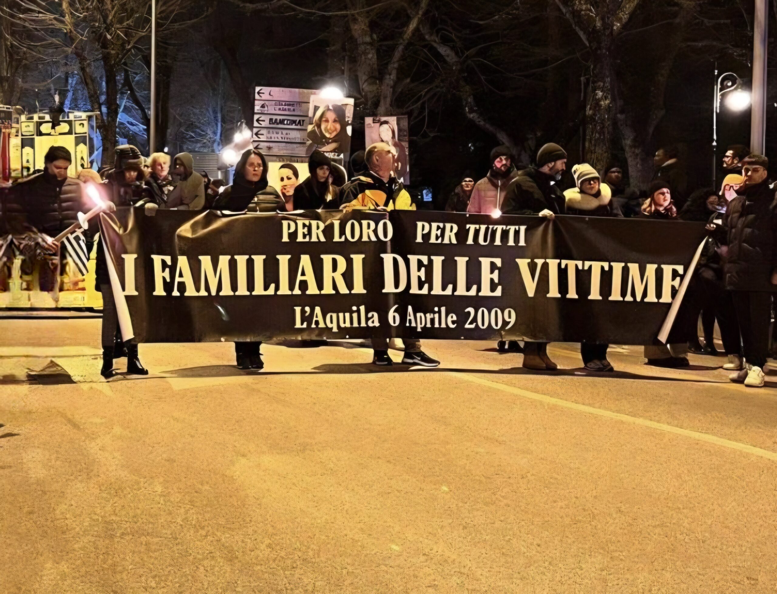 Il 6 aprile di quel 2009 all’Aquila…