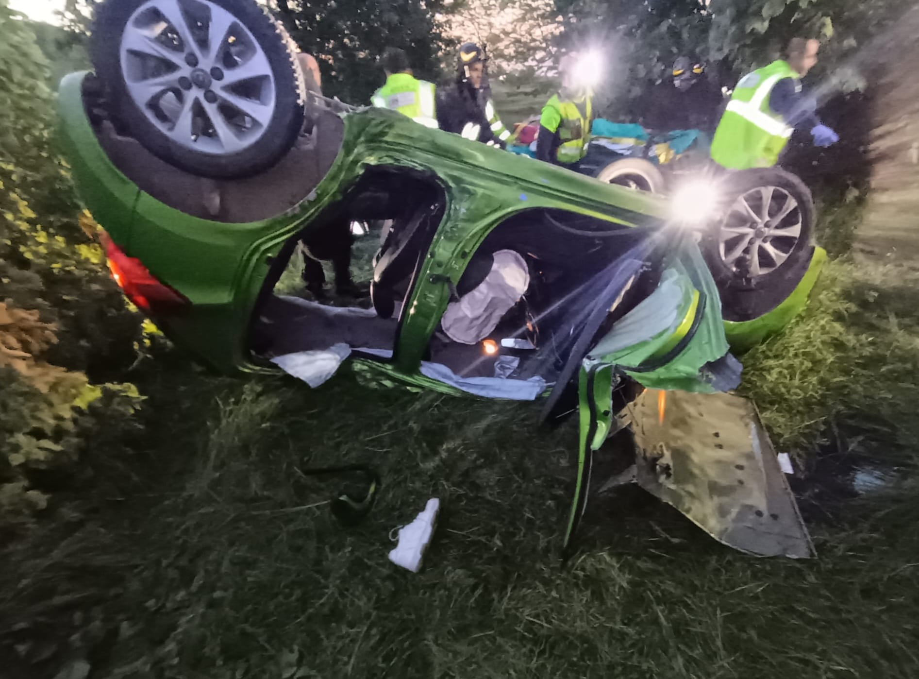 (Foto)Incidente a Riomoro di Colonnella: Aggiornamento