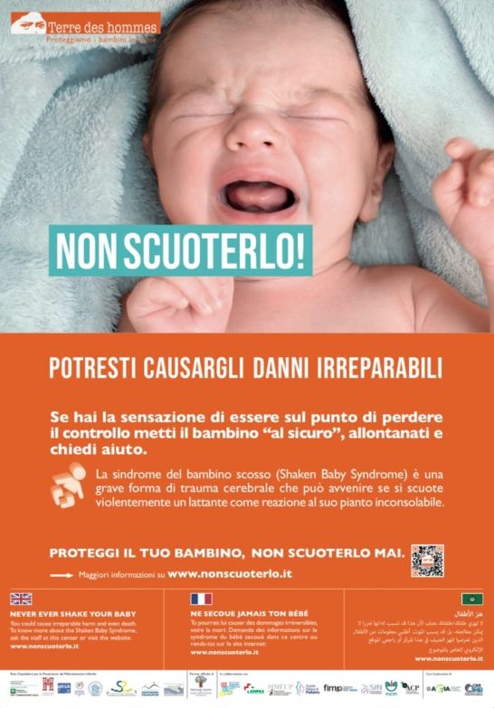 Sindrome del bambino scosso: Domenica giornata sulla prevenzione