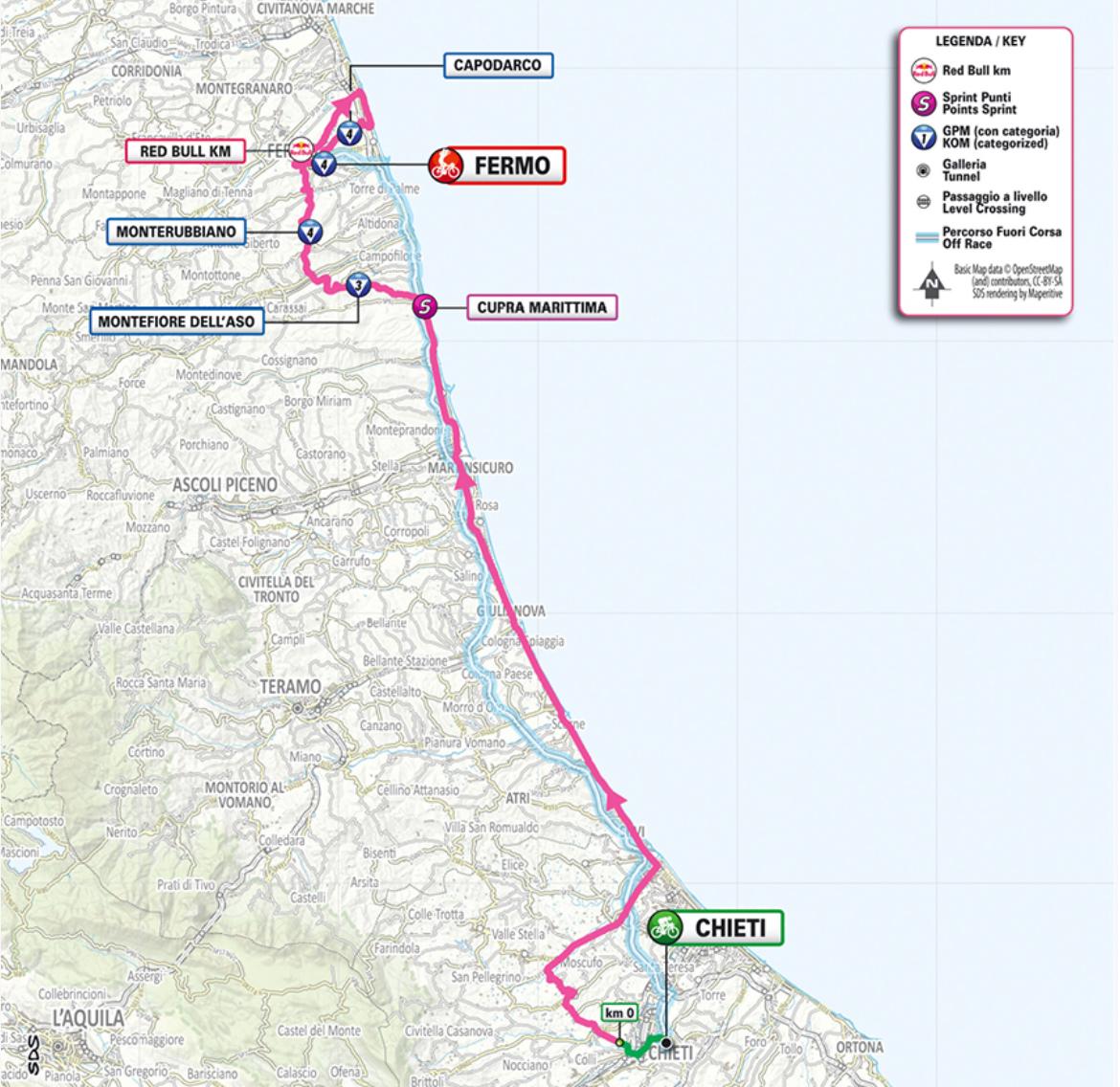 Giro d’Italia. Tortoreto: variazioni al traffico per sabato 16 maggio