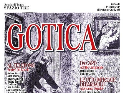 L’Aula Magna dell’Università ospita “Gotica”, della compagnia Spazio Tre