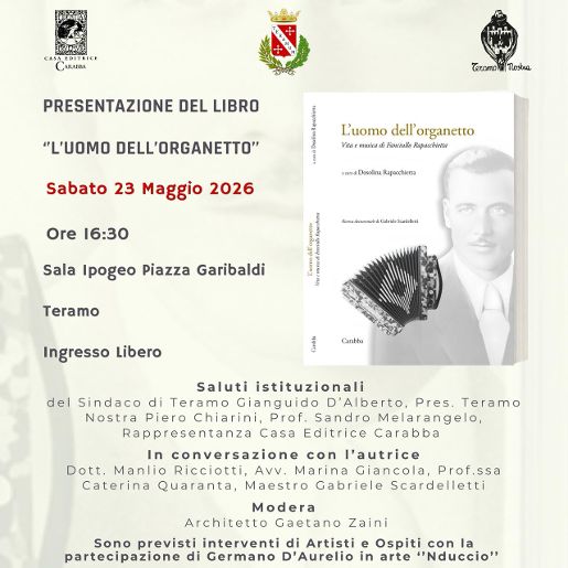 “L’uomo dell’organetto”, oggi a Teramo l’omaggio a Fanciullo Rapacchietta