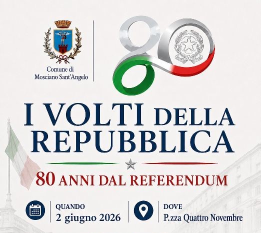 Mosciano celebra gli 80 anni del Referendum del 1946