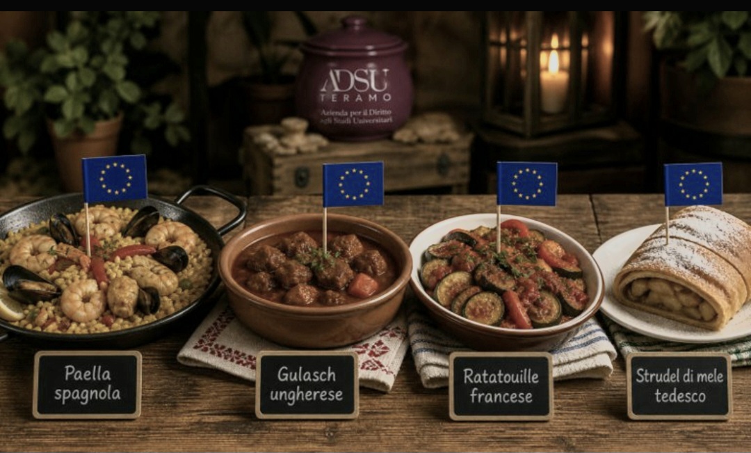 L’ADSU celebra l’Europa con uno speciale menu’ nelle mense dell’UNITE