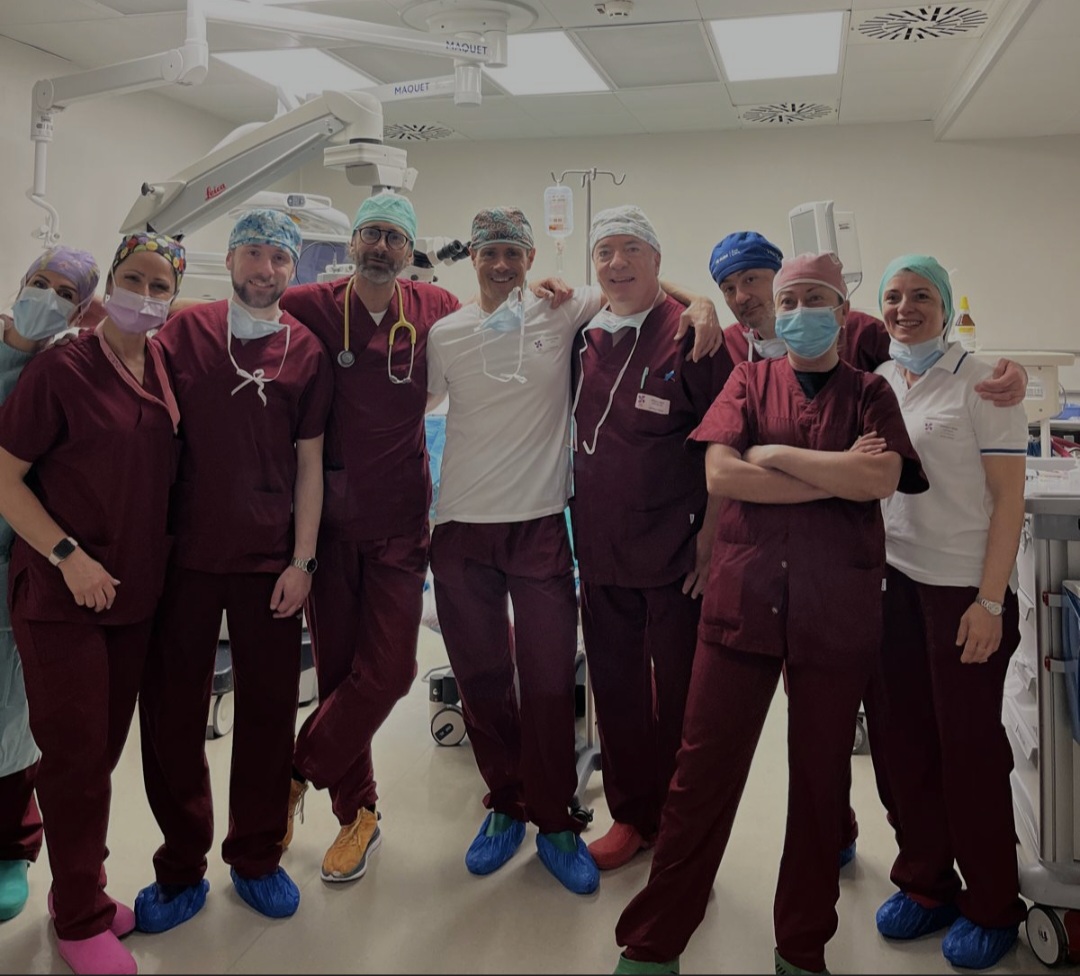 Interventi in anestesia generale nella sala operatoria interna all’Oculistica