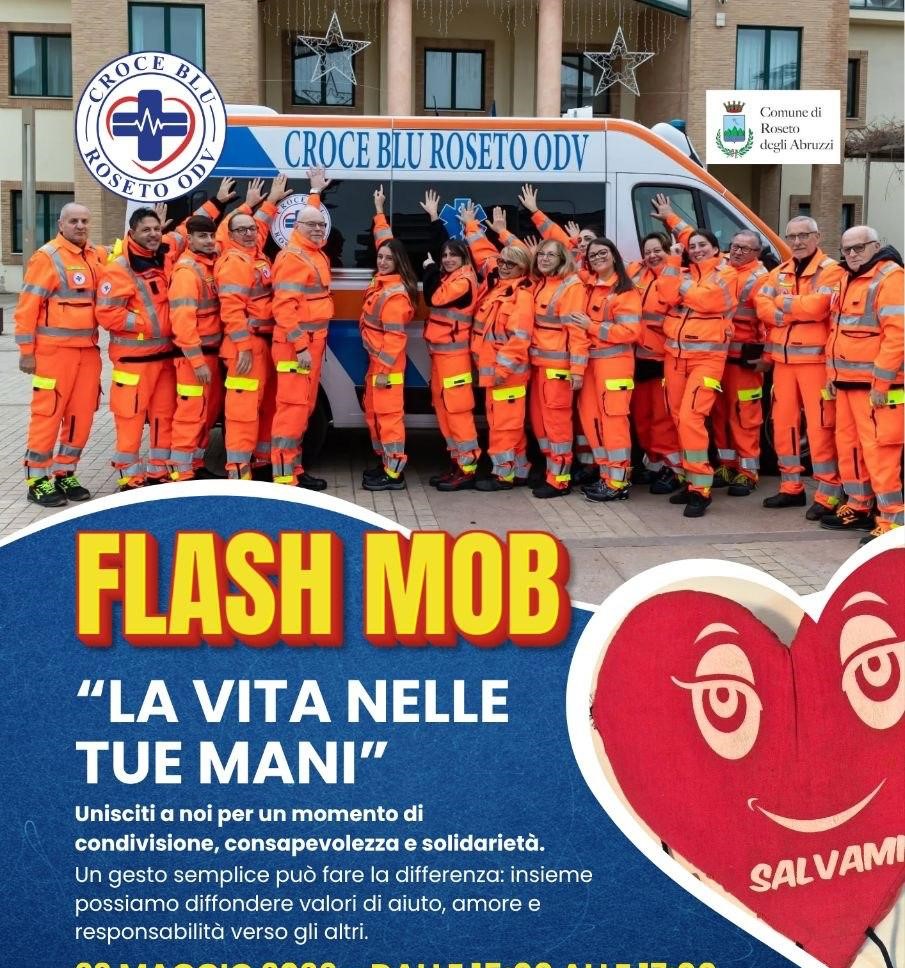 “La vita nelle tue mani”: iniziativa di solidarietà in piazza della Repubblica  a Roseto