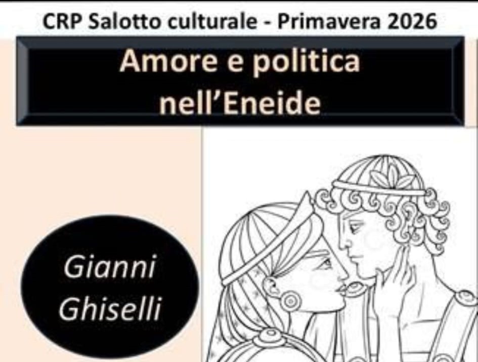 Amore e politica nell’Eneide, nuovo incontro del Salotto culturale 2026 a Teramo