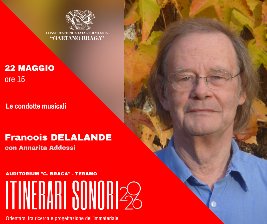 Dalla pedagogia infantile al benessere sul palco: la doppia anima della ricerca al Conservatorio “Braga”, arrivano François Delalande e Leonardo Milani