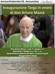 All’Annunziata l’omaggio a don Arturo Mazza nel giorno del suo compleanno