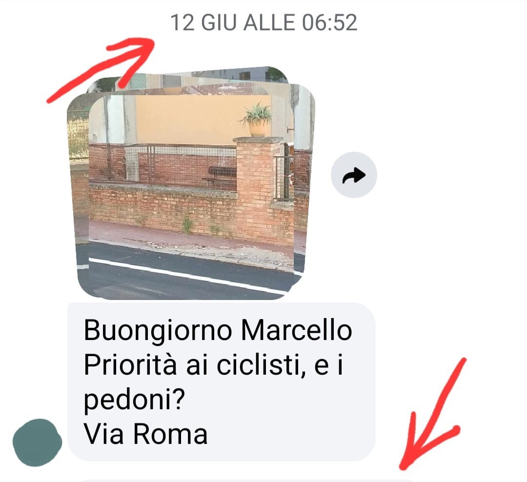 La lettrice: In via Roma pedoni penalizzati e ciclisti privilegiati e il mastello…