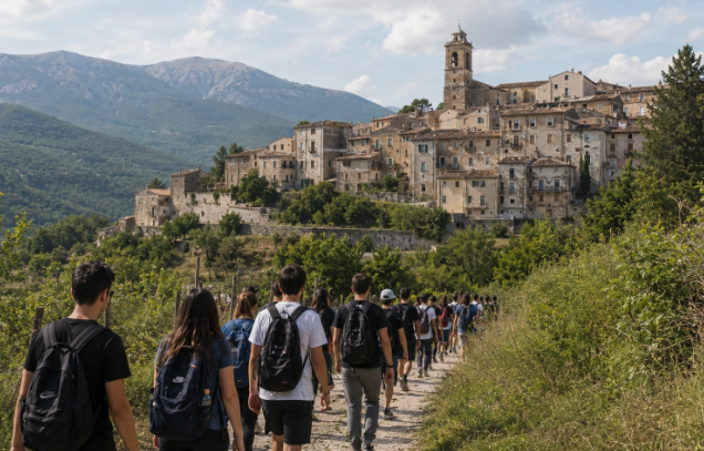 A L’Aquila nasce il primo “Cammino dello Studente” promosso dall’ADSU: quattro giorni tra cultura, socialità e territorio