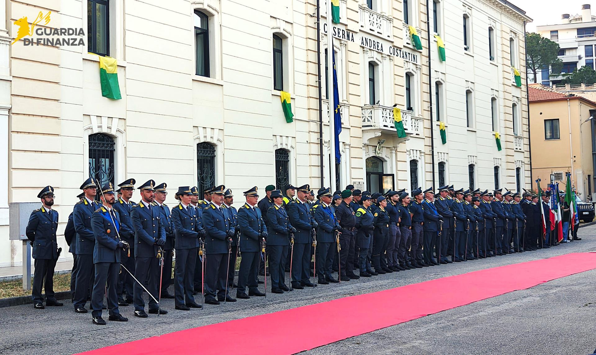 Teramo, la Guardia di Finanza celebra i 252 anni di attività