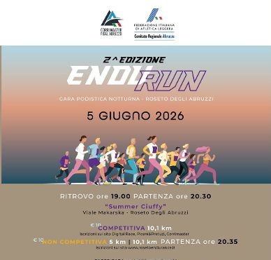 Roseto, domani la Endu Run tra sport e partecipazione: Programma e viabilità temporanea