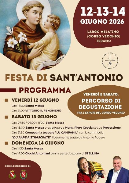 Teramo. Festa di Sant’Antonio, tre giorni di eventi