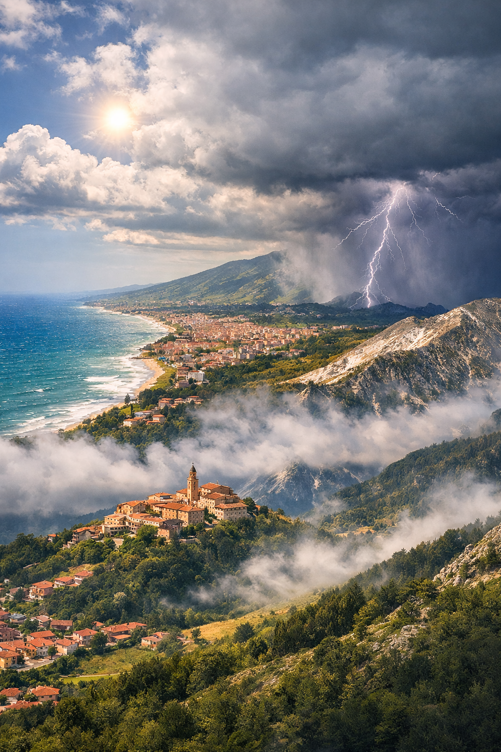 Meteo. Dalla costa al Gran Sasso: settimana all’insegna della variabilità
