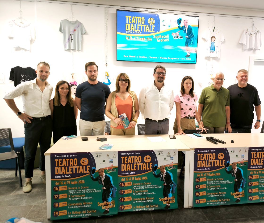 Dal 16 luglio torna “Sotto le Stelle”, il teatro dialettale a San Nicolò a Tordino