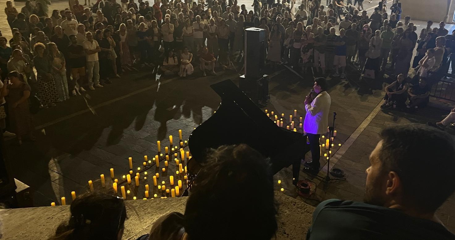 Teramo Centro: il concerto a lume di candela fa il pieno di emozioni