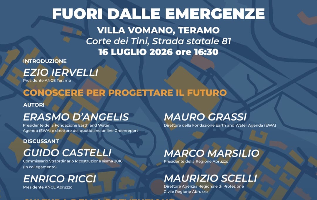 “Fuori dalle emergenze”: a Villa Vomano un dibattito sul futuro della ricostruzione e dei territori