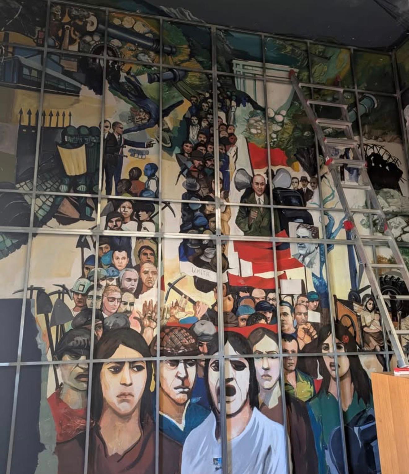 ADSU: “mai pensato di coprire l’affresco di Melarangelo, anzi, invitiamo il professore a restaurare la sua opera”