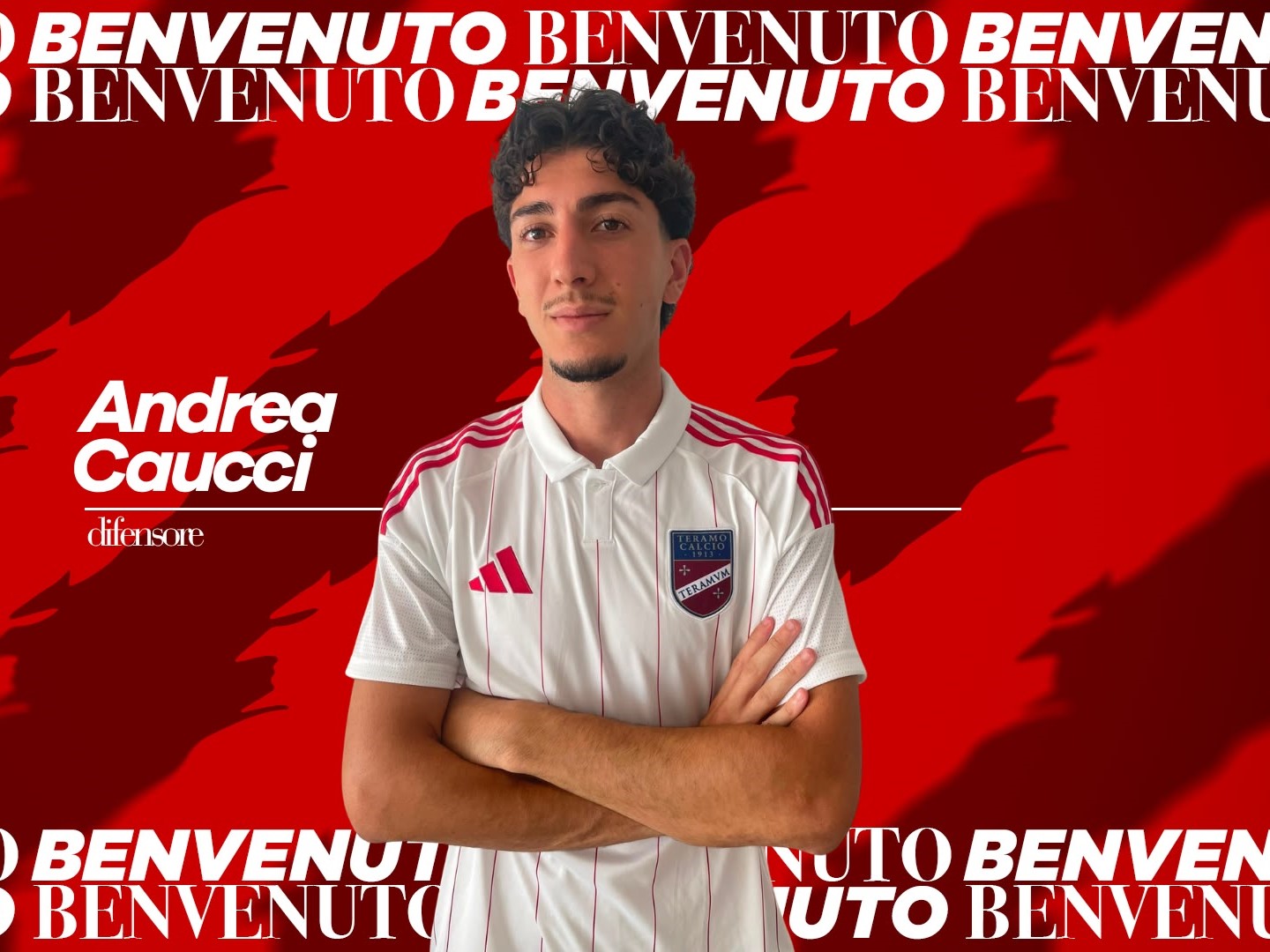 Teramo Calcio 1913: arriva il difensore Andrea Caucci, in biancorosso dall’Ascoli Calcio a titolo temporaneo.