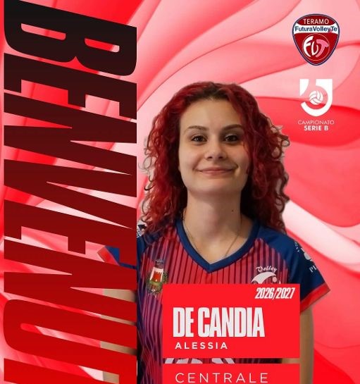 Volley. Futura Teramo: Alessia De Candia completa il reparto centrale