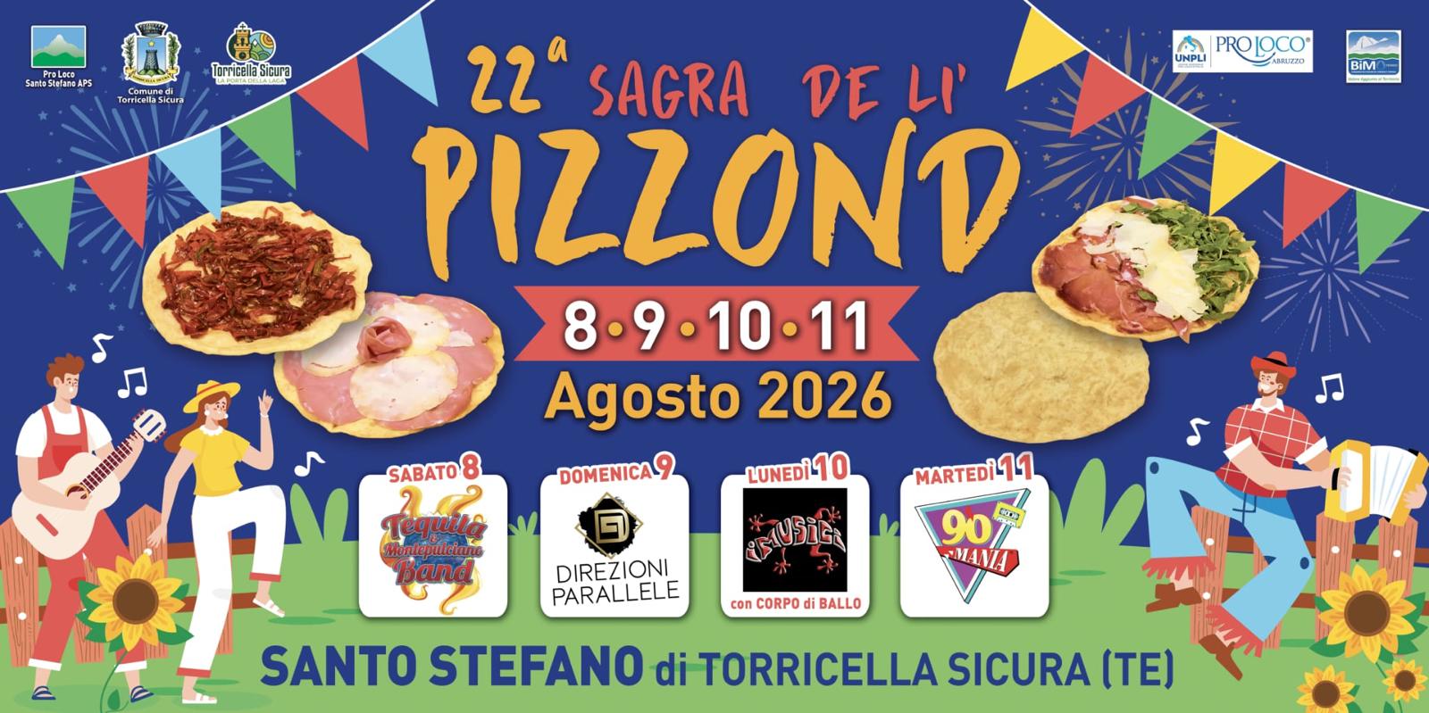 A Santo Stefano di Torricella torna in scena la “Pizzond'”: Dall’8 all’11 agosto