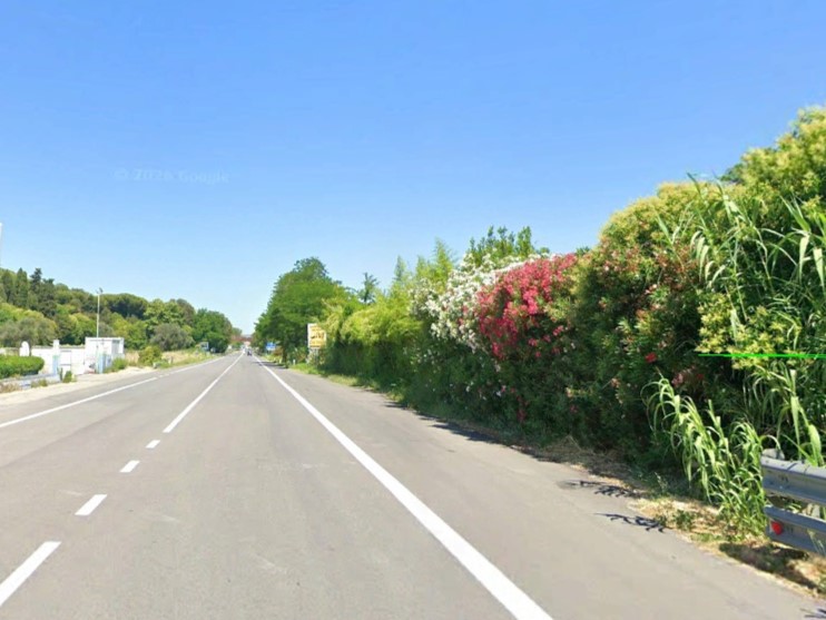 Fuori strada con l’auto sulla SS16 a pineto. Codice rosso per il conducente