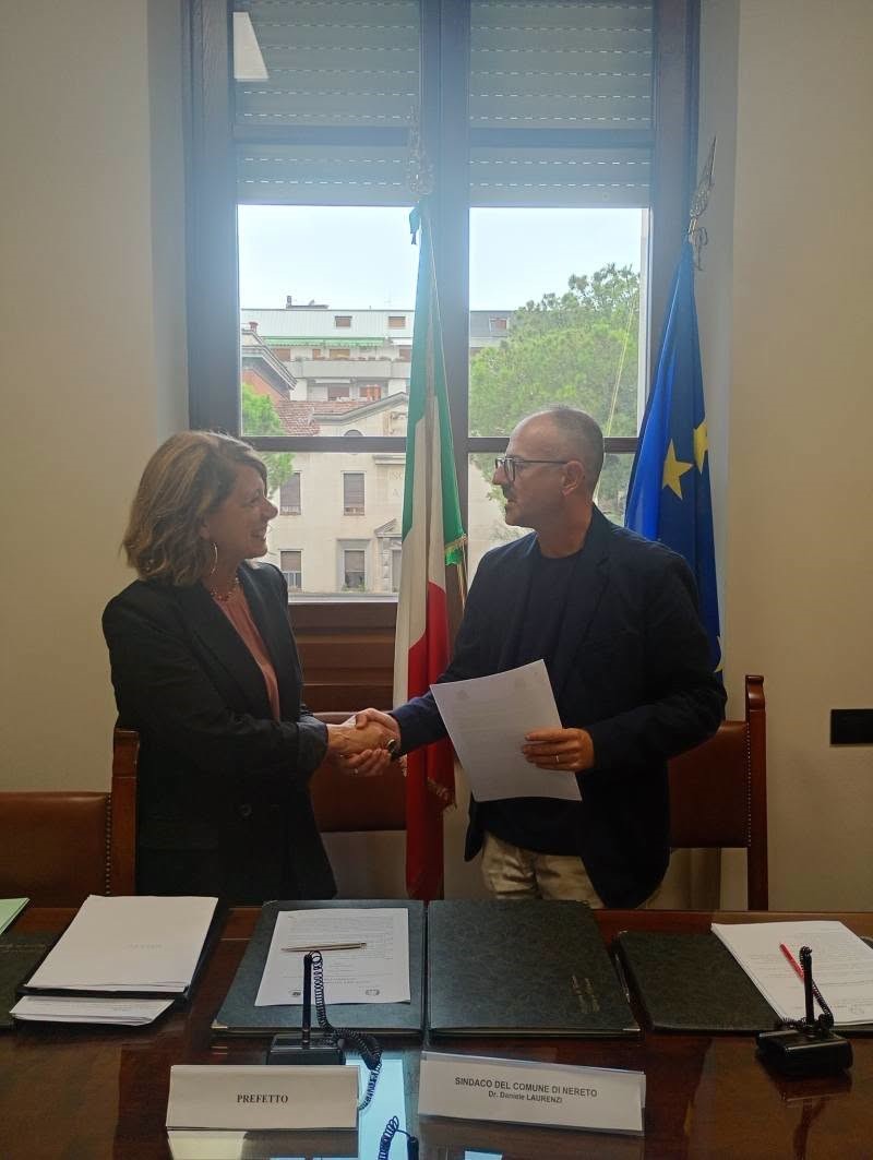 Nereto sottoscrive il Patto di sicurezza e candida il progetto per nuove telecamere