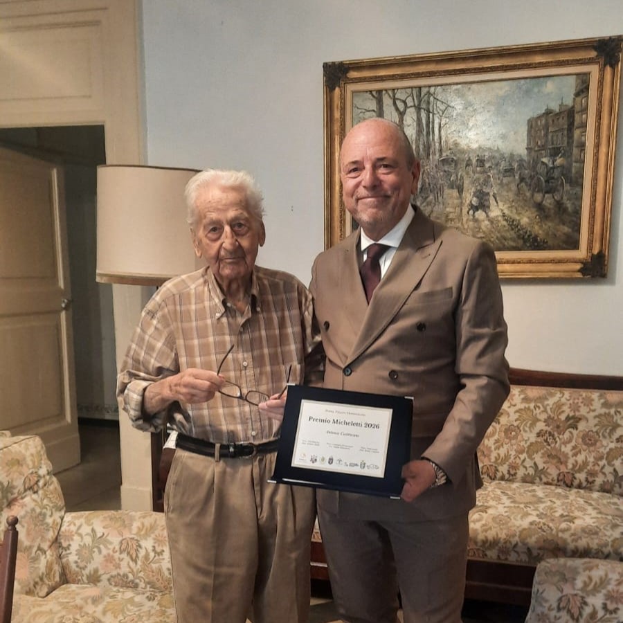 Il medico più anziano d’Italia ha 102 anni ed è abruzzese: a lui il premio Geppino Micheletti