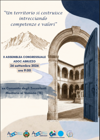 Adoc Abruzzo a Montorio al Vomano: un convegno su intelligenza artificiale, ambiente e aree interne