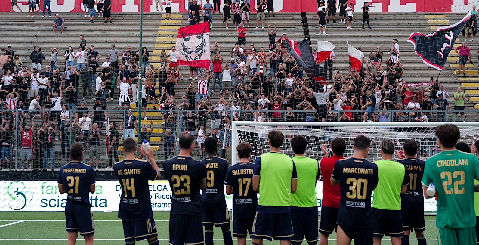 Il Notaresco frena il Teramo al Bonolis: finisce 2-2 con finale ad alta tensione