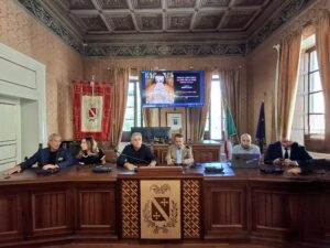 “La sera della cena” dell’artista teramano Sannicandro, in mostra a Montecitorio nella Sala del Cenacolo