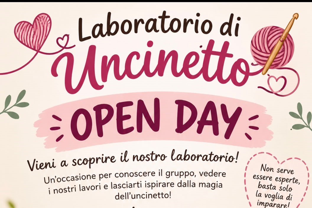 A Nepezzano si impara l’arte dell’uncinetto: il 28 settembre l’Open Day del nuovo laboratorio