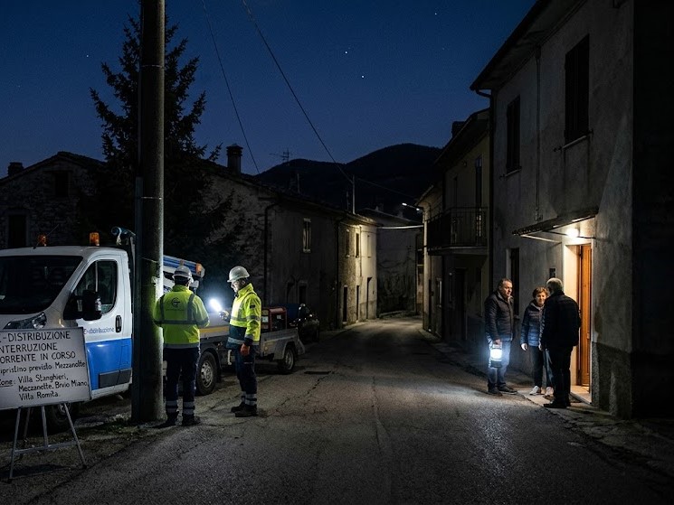 Black out in quattro frazioni teramane, in arrivo i generatori